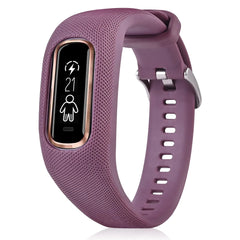 C2D JOY Strap TPU Wristband Compatible with Garmin vivosmart 4 Activity and Fitness Tracker (Berry) Medium