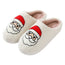PLOVELXN Christmas Slippers Evil Eyes Slippers Halloween Pumpkin Slippers Soft Plush Comfy Women Retro Checkered Slippers Preppy Scuff Slides Womens Cozy Memory Foam Slipper with Anti-Slip Sole