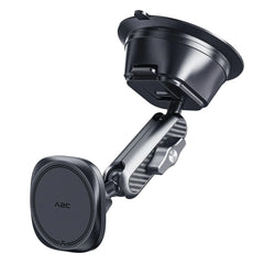 APPS2Car Car Phone Holder for Magsafe Vacuum Suction Cup Windshield Phone Mount with Adjustable Arm Strong Magnetic Phone Holder for Car Suction Cup Phone Mount for iPhone 16-12 All Cellphone