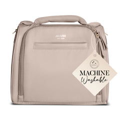 JuJuBe New Insulated Bottle Bag Breastmilk Storage Bag for Baby Bottles Travel Insulated Lunch Bag or Cooler Bag with Waterproof Lining for Nursing Milk Food Baby Formula Snacks Daycare Taupe