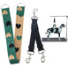 Pet Dog Grooming Arm Accessories - Pet Dog Grooming Belly Straps with Connector Pet Dog Grooming Belly Support Band Dog Grooming Table Arm Supplies Pet Dog Grooming Loops Dog Loop Heart Pattern
