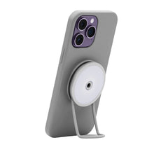 IMStick Pro MagSafe Phone Grip Neodymium Magnets & Aircraft-Grade Aluminium Magnetic Phone Holder for iPhone Flexible Silicone Wires Wireless Charging Compatible Holds 8.8 lbs